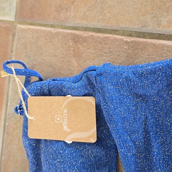 Blue Sparkle One Piece Swimsuit Sz Sm Nwt - Picture 3 of 6